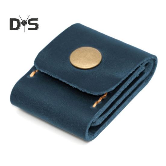 Чехол для медиатора на 3 слота, сумка-держатель медиатора, чехол из искусственной кожи для хранения медиатора с застежкой-кнопкой для любителей гитары