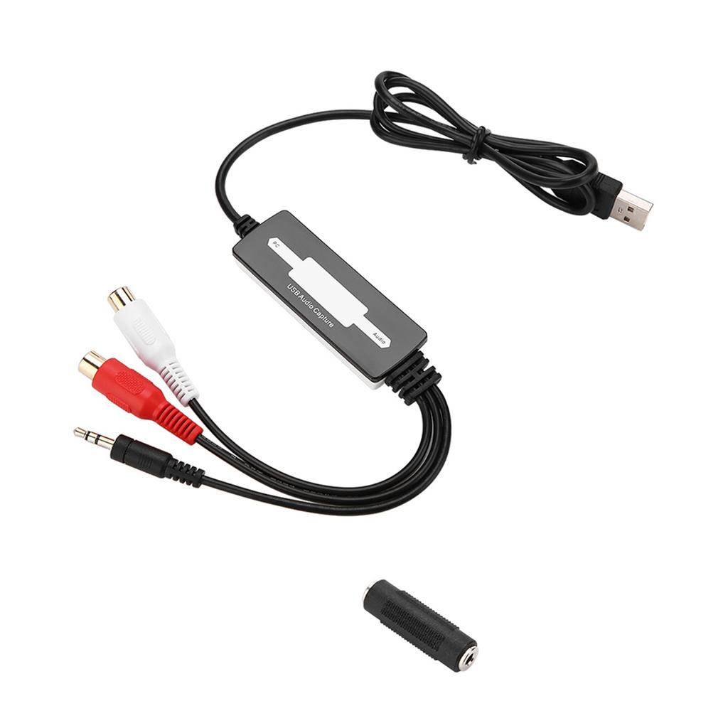 Карта захвата USB-аудио записывает звук с проигрывателей и кассет на MP3 WAV