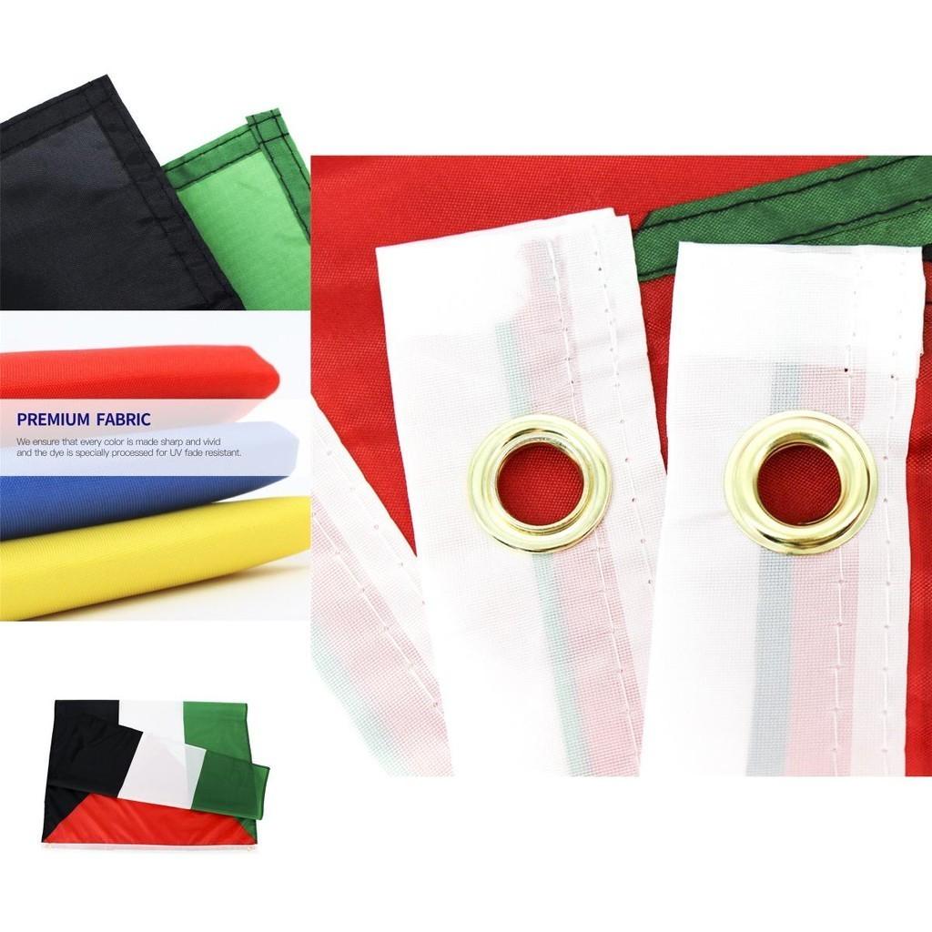 Большой флаг Палестины 5 х 3 фута, яркие цвета, домашний декор для сторонников Палестины