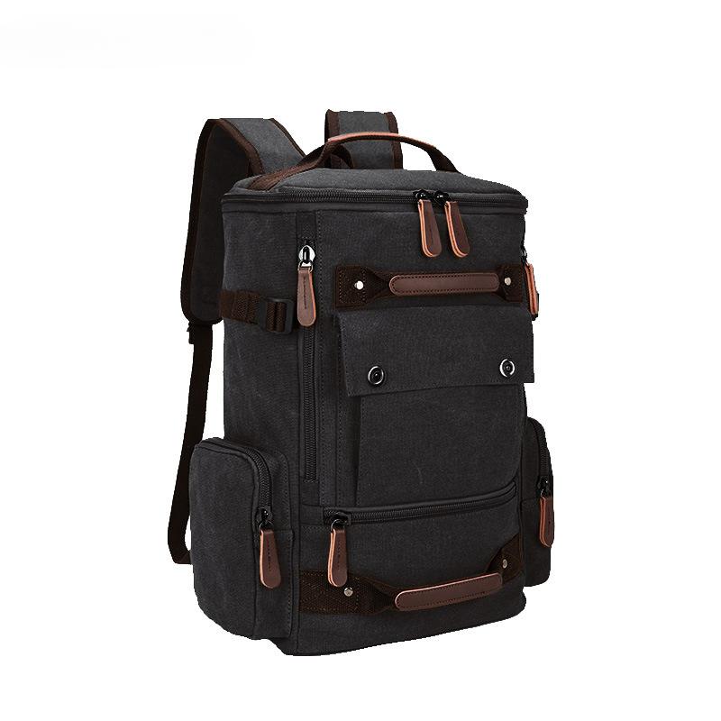 Винтажные износостойкие 16 A промытые холщовые мужские рюкзаки для скалолазания, походов, путешествий, портативные многофункциональные многослойные мужские сумки
