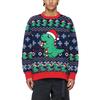 2025 New Christmas Elk & Dragon Cartoon Couple Hoodies – Fashionable Digital Print