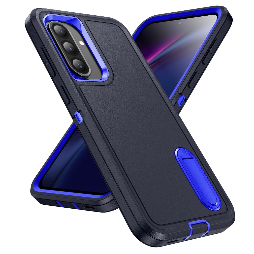 Чехол-броня 3 в 1 для защиты телефона Samsung Galaxy A16 A26 A36 A56 5G A06 A14 A54 A15 A17 с жесткой пластиковой рамкой и ТПУ задней крышкой