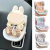 Doll Car Seat with Soft Furry Cushion Seat Cover Safety Belt Design Easy To Install Cute Doll Chair Car Interior Ornament