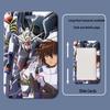 Силиконовый держатель для карт Gundam Seed для студенческих, рабочих, ID и кампусных карт.