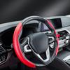 Универсальный чехол из углеродного волокна для автомобильного рулевого колеса, нескользящий автомобильный чехол для интерьера