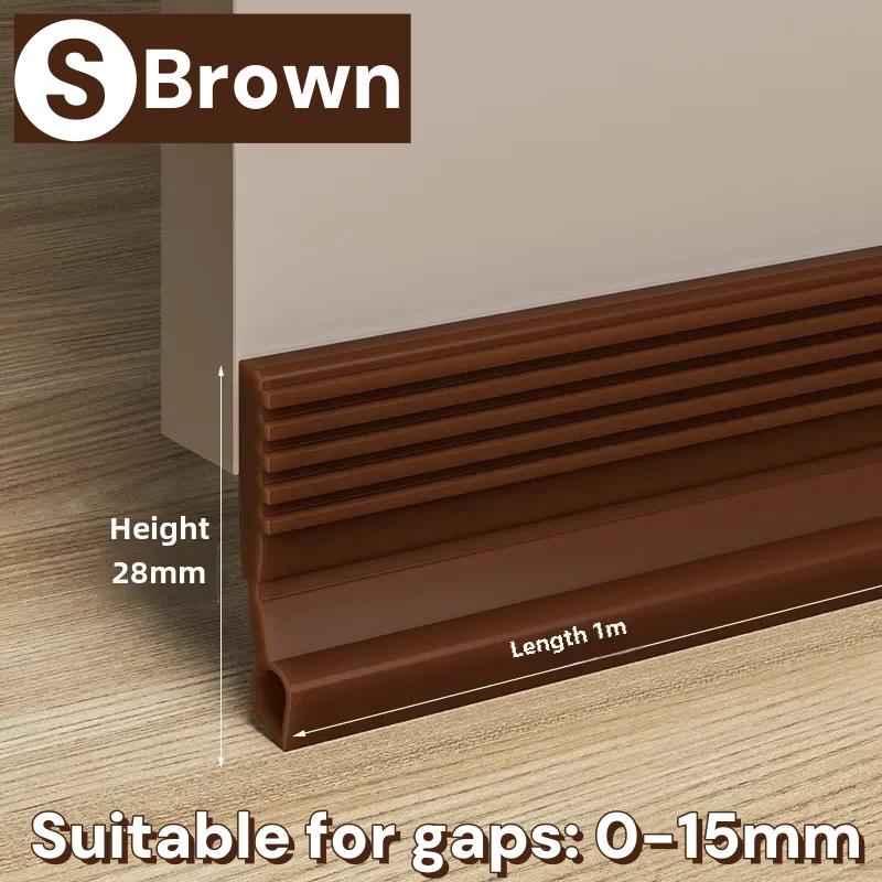 1M Door Sealing Strip Windproof Soundproof Waterproof Barriers for Doors Windows Insect Proof Filling Strip for Door Bottom Gap