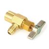 R134A R-134 AC Refrigerant Aluminum Tap 1/2" Thread Valve Tool Gold