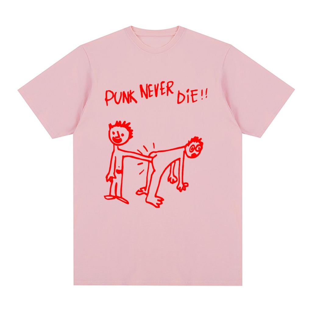 Punk Never Die Vintage T-shirt Cotton Men T shirt New Tee Tshirt Womens Tops