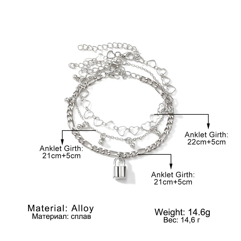 2023 Summer Butterfly Anklet Fashion Gold 5 Piece Ornament Luxury Women Sexy Beach Snake Pendant Crystal Diamond Anklet Accessory Gift Anklet Set Set