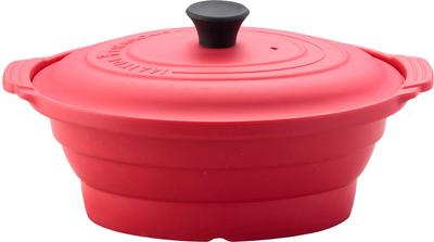 Maitre Francais Силиконовая пароварка для микроволновой печи M Red Oval Grand 881-M/RD