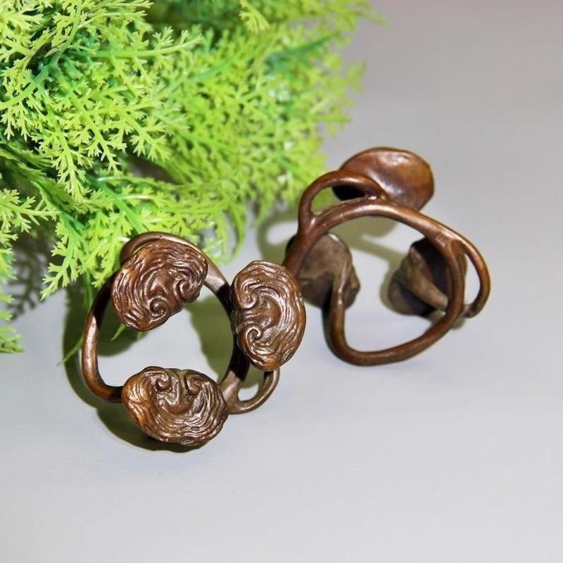 Home Furnishings Gilt Bronze Ancient Coins Dong Collection Gold Cakes Family Decorations