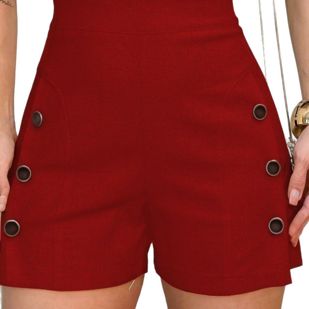 2025 Модные женские черные шорты А-силуэта с заниженной талией и сексуальным кроем