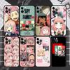 Чехол Spy Family Cartoon для iPhone 13 11 12 Pro Max 7 + XR 8 X 6 6S Plus XS 5 5S SE 2022 13Pro Capa Soft Phone Cover Funda