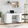 VidaXL White Desk 140x50x75 Cm Engineered Wood 829524