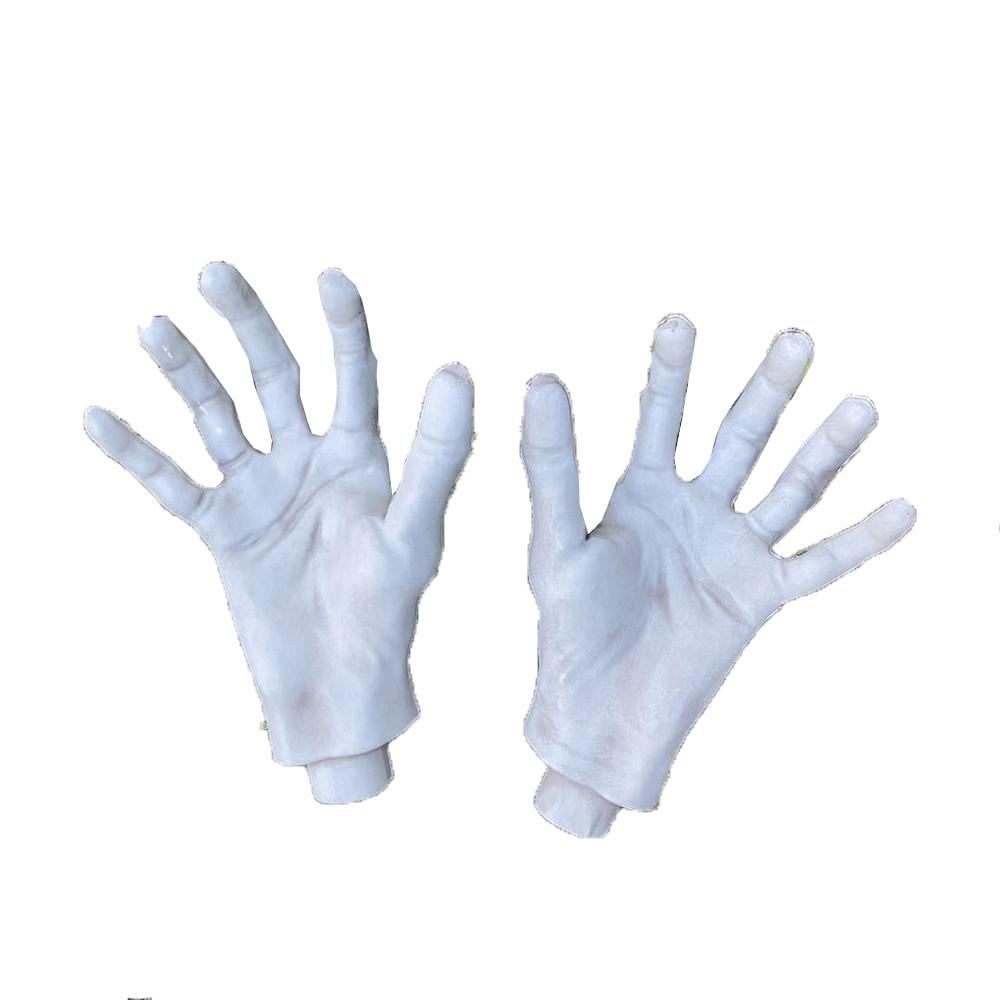 Pair Plastic Artificial Creepy Hands Halloween Haunted House Decoration Ornament