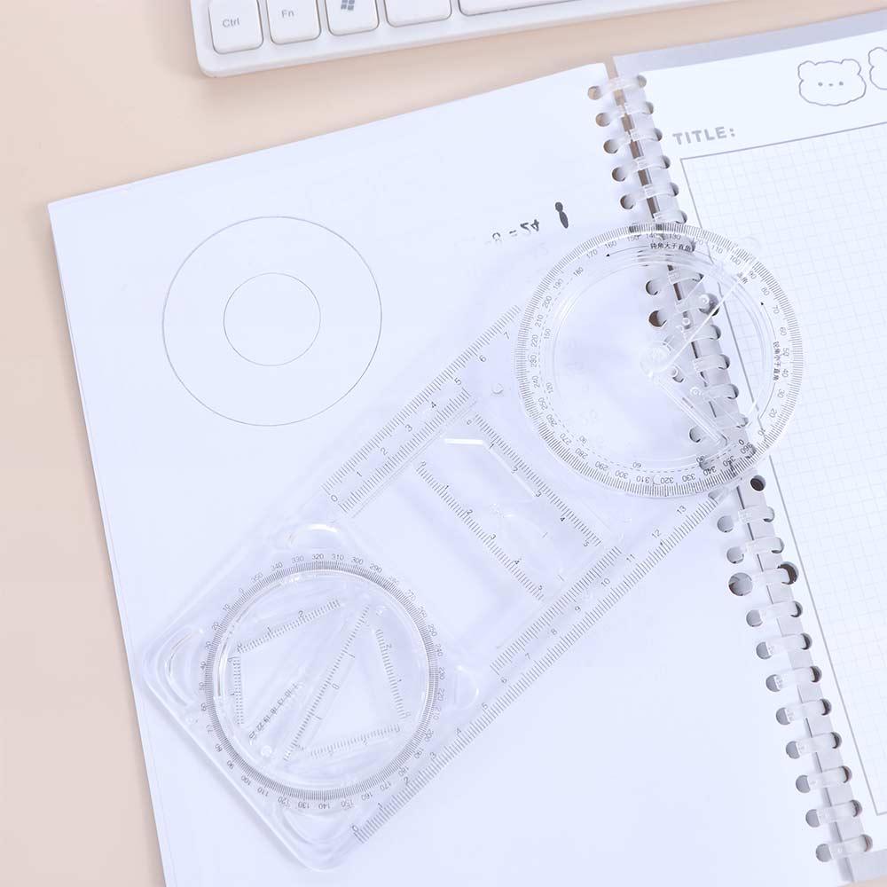 Activity Angle Geometry Ruler Multifunctional Drawing Template Drawing Ruler Children Student