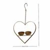 Large Capacity Heart Shape Bird Feeder Double Bowl Bird Water Drinker  Outdoor Use
