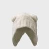 Fashion Cute Bear Ear Knitted Hat Autumn Winter Warm Couple Wool Hat High Quality Outdoor Cold Cap Cycling Cap Nice Gift