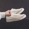 Модная парусиновая обувь для женщин, плоская, белая, на шнуровке, весенне-осенняя женская обувь, оригинал, новинка, высокое качество, тренды 2025, для повседневной носки, 39