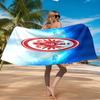 Eintracht FC Crest Beach Towel Microfiber Beach Towel, Lightweight and Quick-Dry, for Summer Travel, Swimming Pool Fan Birthday Gift