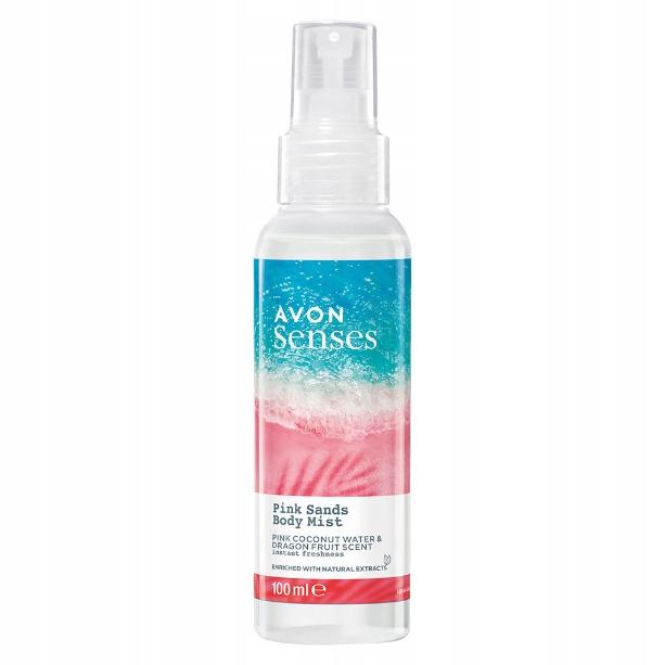 Avon - Спрей для тела 'Розовые пески' с питайей и розовой кокосовой водой 100 мл