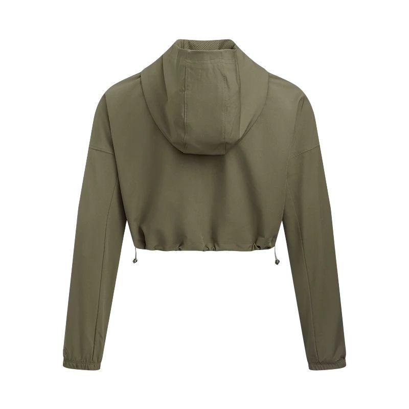 Under Armour Неудержимая SS25 Повседневная Удобная Модная Короткая Свободная Куртка Женские куртки Кварцево-Серая 6003590-251