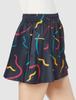Coq Skort Tennis Game Skort UV CUT SUNSCREEN All Over Pattern JTA Approved Official Sunscreen Match Practice QTWWJE01 NV M [Le Sportif] (UPF50+)