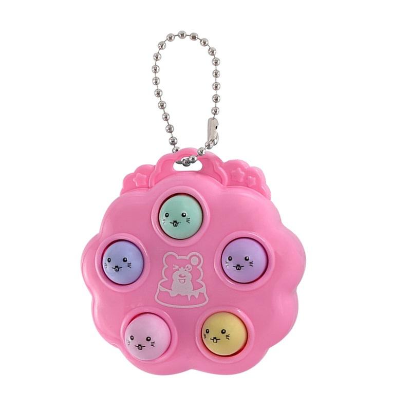 Портативные антистрессовые декомпрессионные игрушки Fidget Toys Whack A Mole Брелок Simple Dimple Fidget Board для детей