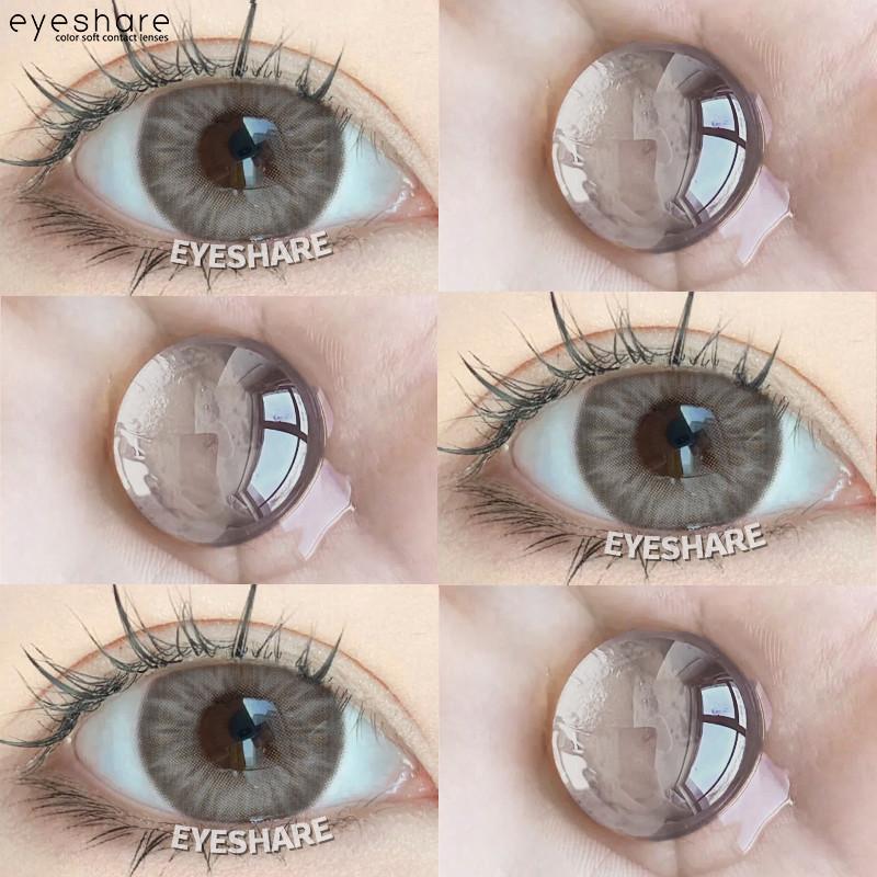 Eyeshare 1 пара новый стиль контактные линзы коричневого цвета beauty pupils линзы серые натуральные корейские softlens