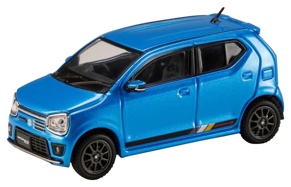 Suzuki Alto Works Bliss Blue Metallic 1/64 (HA36S)