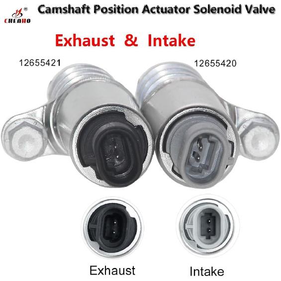 VVT Intake & Exhaust Camshaft Position Actuator With Camshaft Sensor Crankshaft Sensor Kit For Chevy GMC Equinox Malibu Cobalt HHR Terrain Buick