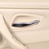 Carbon Fiber Inner Door Handle Trim Cover Sticker For BMW 3 Series E90 05-12