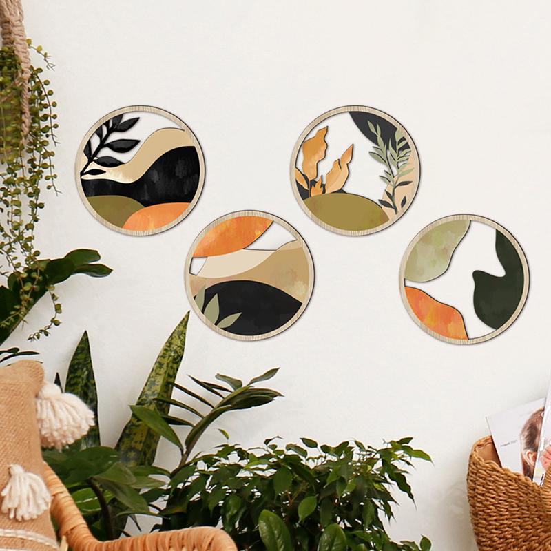 4PC/Set Wall Hanging Sculpture Vintage Hollow Wall Hanging Decoration Courtyard Multiple Options Available