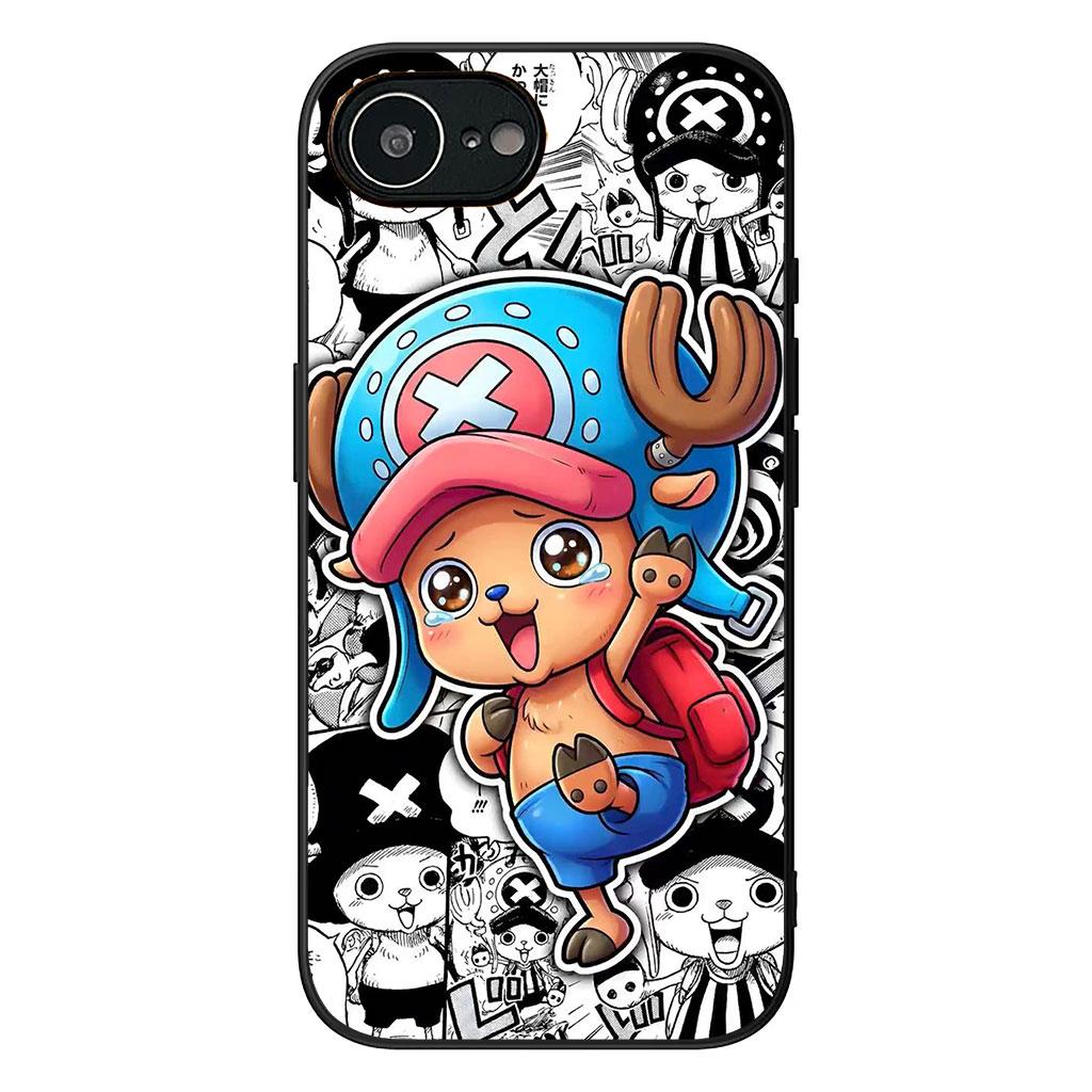 Обои One Piece Тони Тони Чоппер Чехол для телефона для Apple iPhone 16 15 14 Plus 13 12 Mini 17 Pro Max + ProMax 16E Air 16+