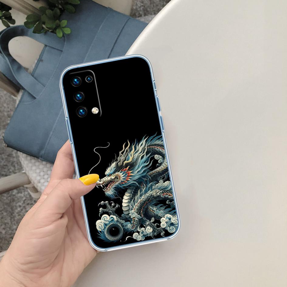 LO25 Chinese Dragon Phone Case for Motorola Moto Edge 20 30 40 50 S30 Fusion Ultra Pro Neo Lite + G200 G23