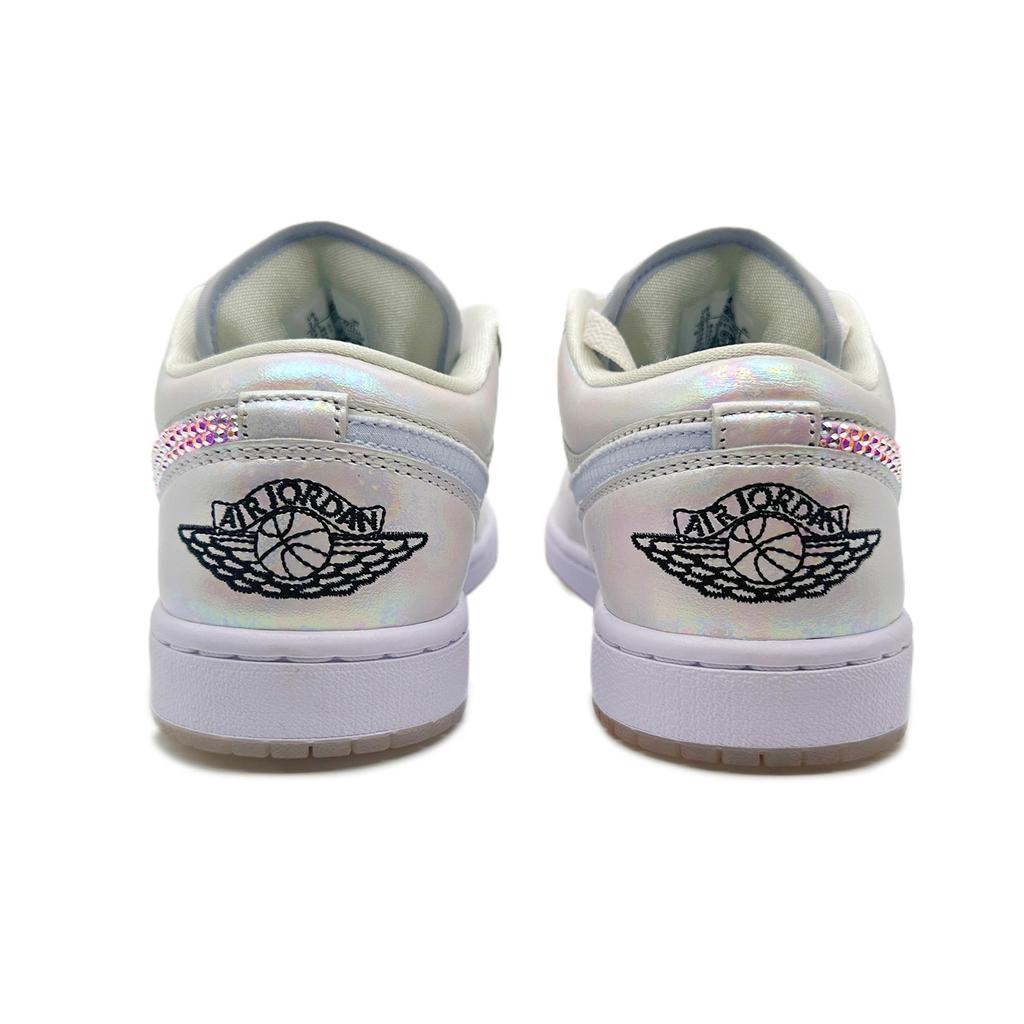 Jordan Air Jordan 1 Phantom Crystal Pink Cherry Амортизация, Износостойкие Низкие Винтажные Баскетбольные Кроссовки Унисекс Ecru HF4080-001(Команда1321-)