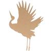 MDF Wooden Silhouette 25 Cm - Crane