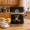 Кофемашина с несколькими напряжениями, сенсорной панелью и вспенивателем молока - стандарт 110 В / 220 В США / ЕС / Великобритании, большая емкость, автоматический пар