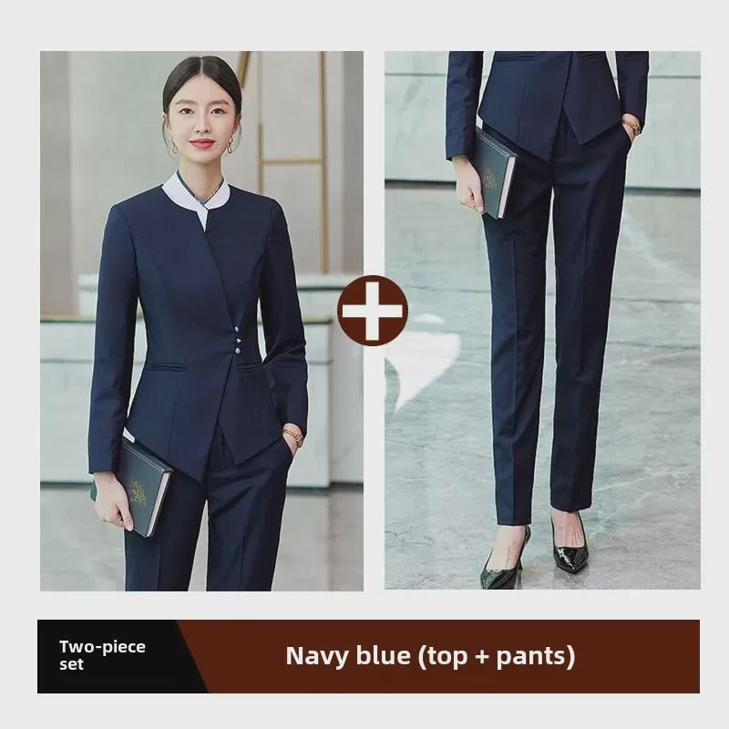 Костюм с длинными рукавами для приема гостей и кейтеринга на осень/зиму