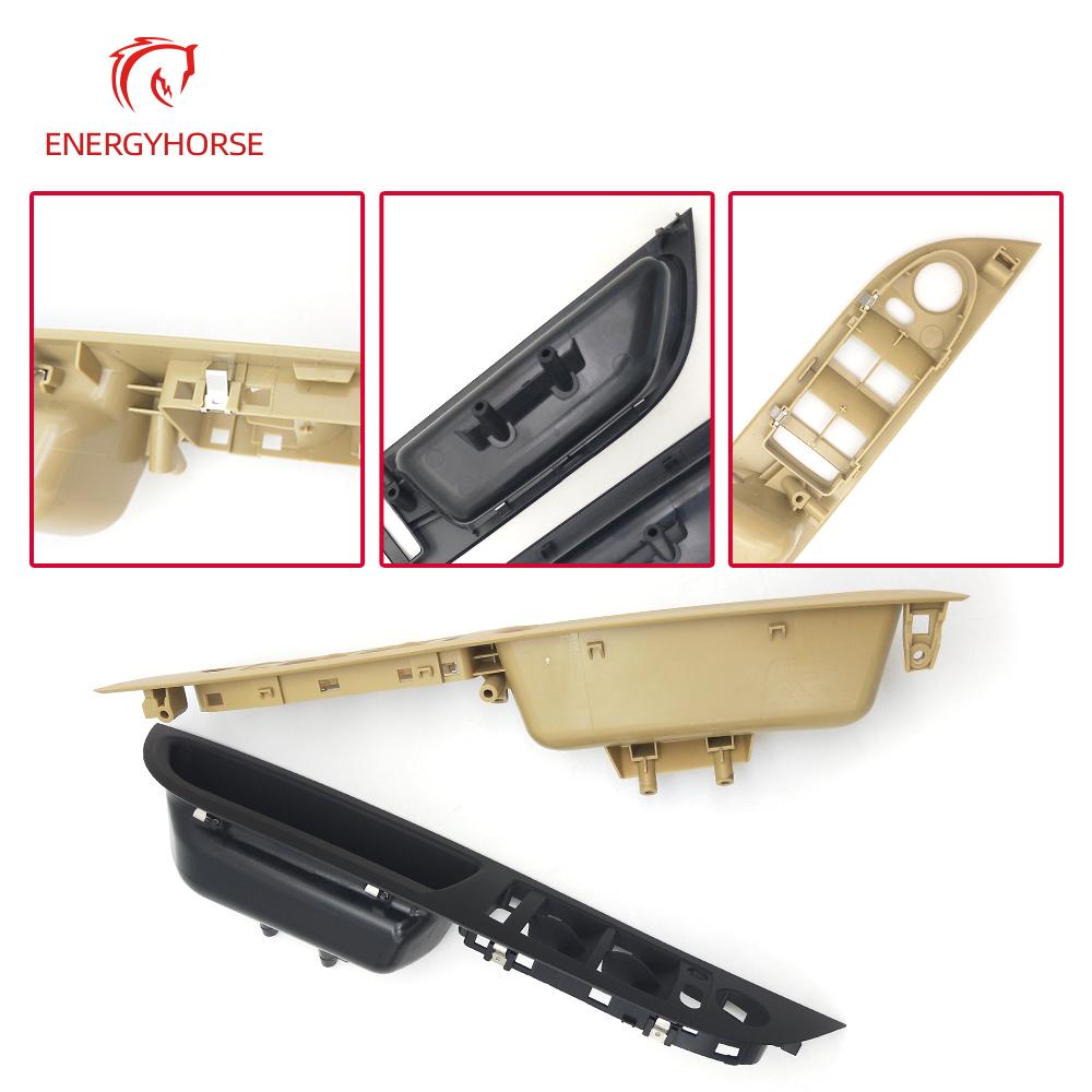 Ручка панели обшивки передней левой двери со стороны водителя, внутренняя ручка салона автомобиля, подлокотник внутренней двери, панель, накладка для BMW 5 серии