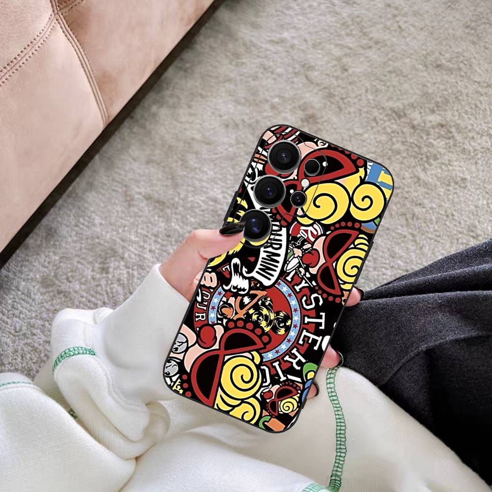 Японская мода H-Hysteric M-Mini Чехол для телефона Samsung S 20 21 22 23 lite plus ultra Прозрачный чехол для мобильного телефона Funda