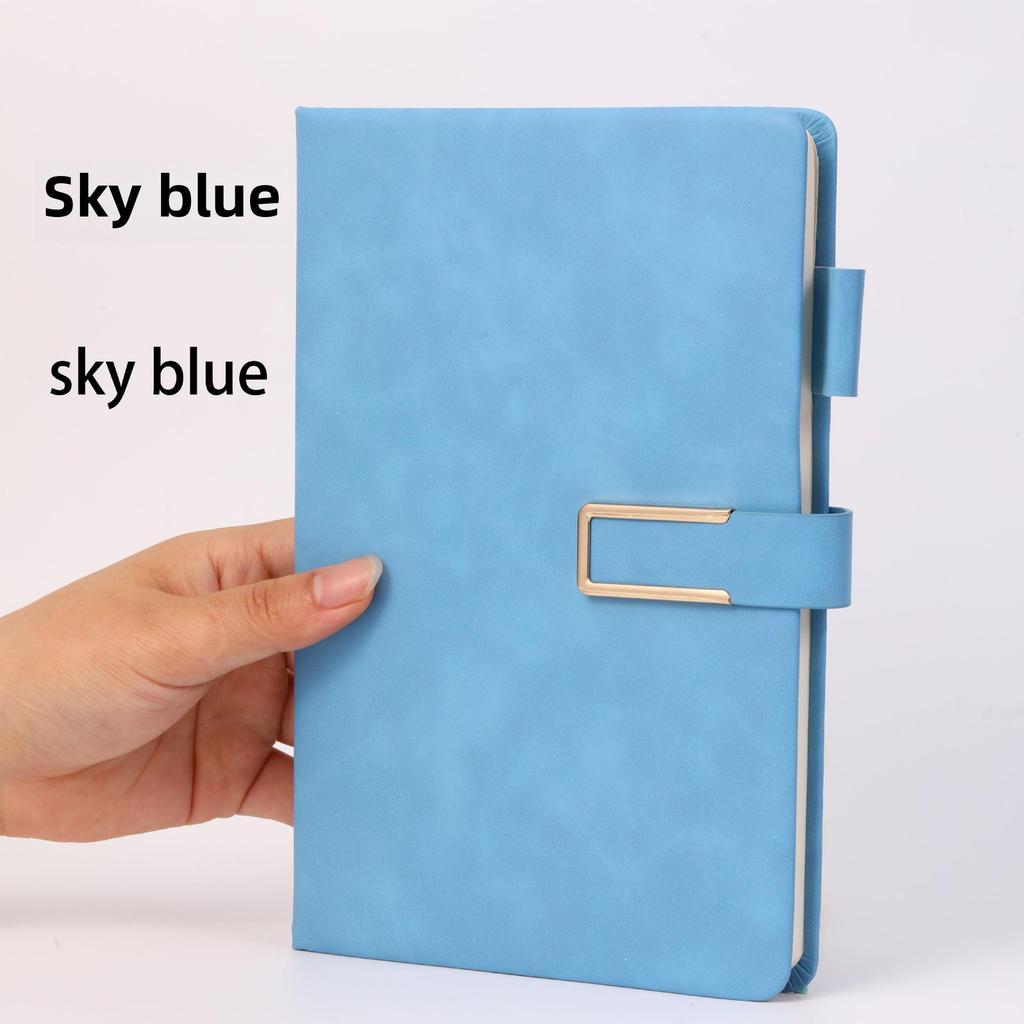 Персонализация офисного блокнота формата А5 с пряжкой-логотипом