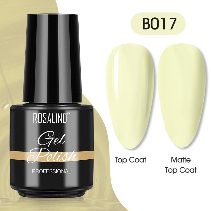 ROSALIND Зимняя серия цветных гель-лаков - Полуперманентное глиттерное покрытие для профессионального использования