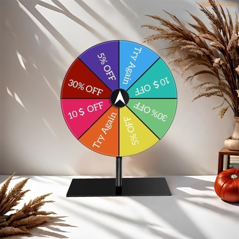 K1AE Portable Tabletop Roulettes Wheel Accessory for Multipurpose Event Use