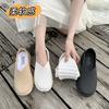 2024 Flat Light Fashion Woven Women's Shoes Large Size Soft Sole Mother Leisure Hollow Out Cloth Shoes Sports Shoes