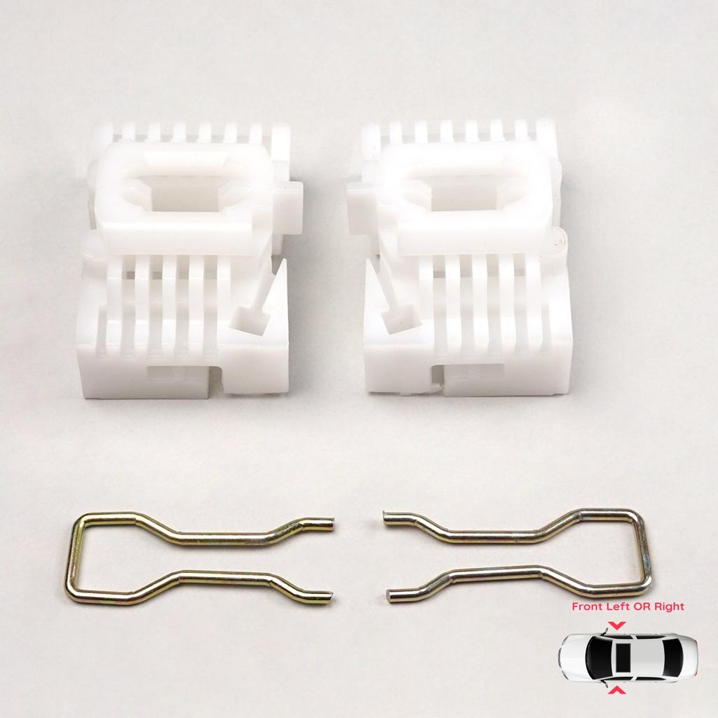 BWR746+BWR747 Window Regulator Clips Front Left or Right for Chrysler Voyager Town & Country 1996-2000 Dodge Caravan Minivan