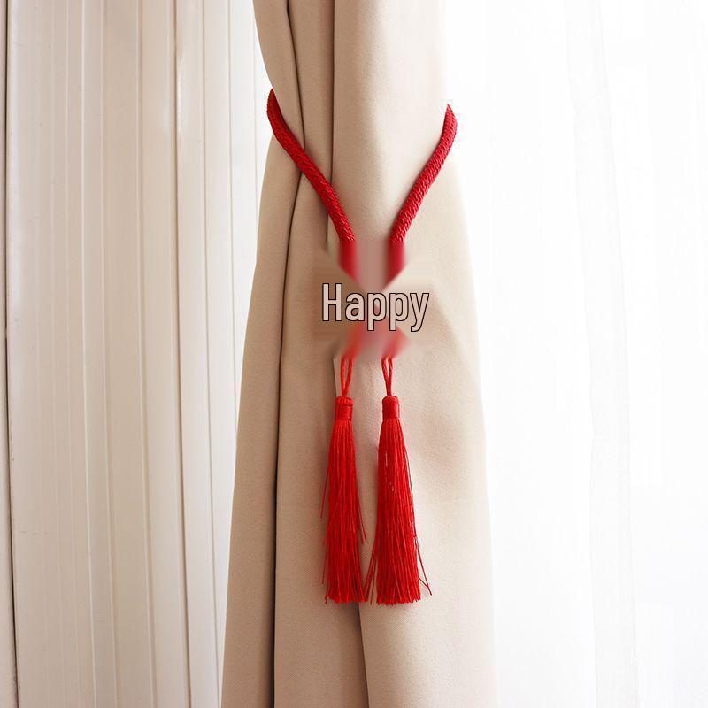 Двойное Счастье Китайская Свадьба Праздничные Подхваты для Штор с Магнитной Пряжкой