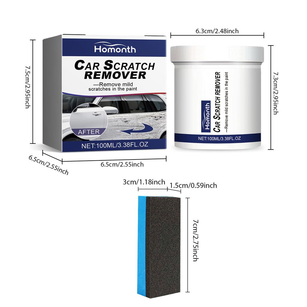 Homont средство для удаления царапин с автомобиля, инструменты для ухода за краской, средство для удаления царапин, ремонт, полировка, шлифовальный состав для кузова автомобиля, воск против царапин