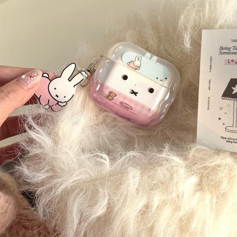Cute cartoon rabbit AirPods 1 generation earphone case for Apple Bluetooth headset 1st generation Pro1st generation