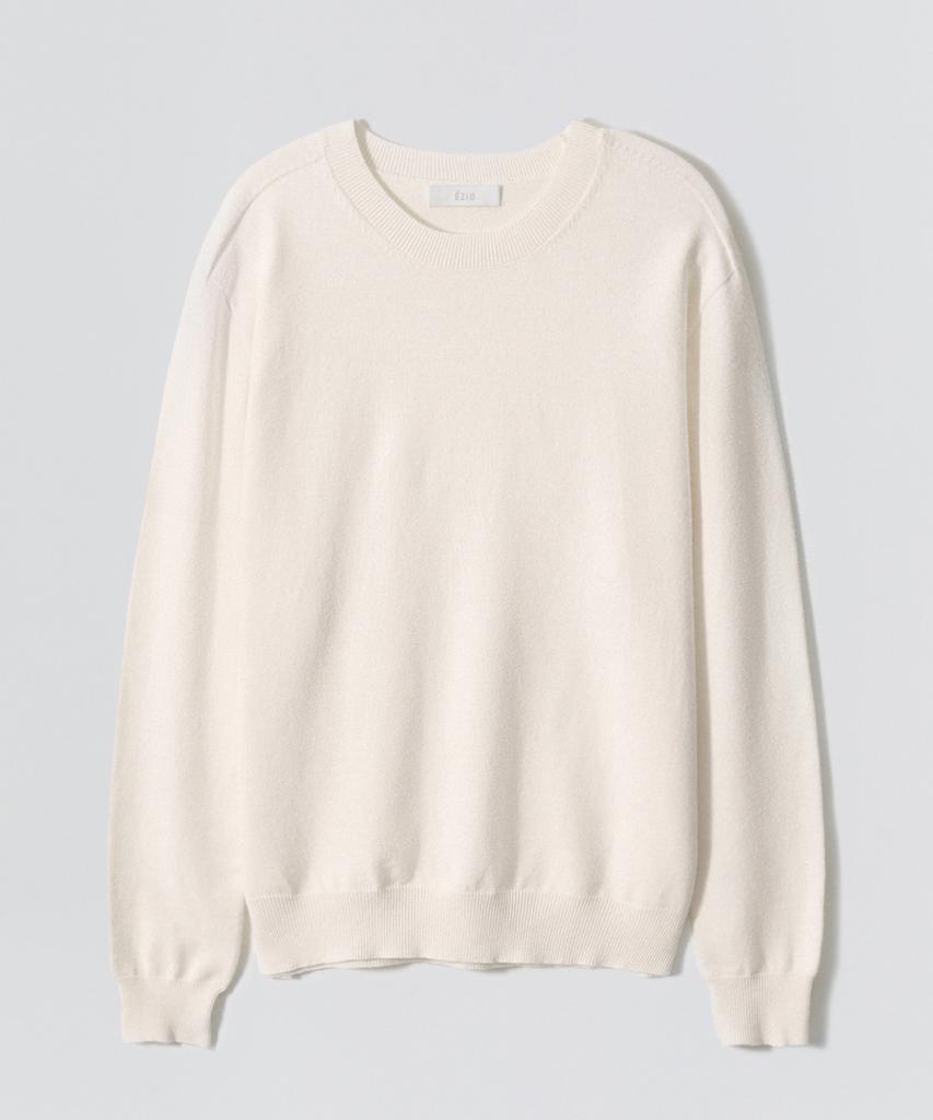 EZIO Seamless Round Knit_Ivory